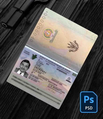 Burundi passport PSD